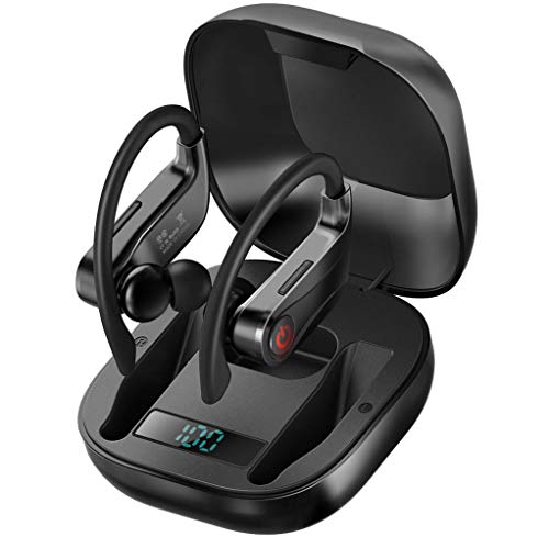 TWS Bluetooth Earbuds V5.0 with Charging Case, True Wireless Stereo Sport Headphones in-Ear