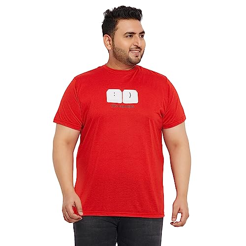 Image of Bigbanana Plus Size Men's Regular Fit Printed Round Neck Tshirt