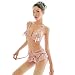 YOMORIO Lolita Cute Bows Bra and Panty Set Kawaii Anime Cosplay Underwear Strappy Bikini Lingerie Pink
