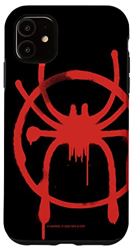 Marvel Spider-Man in die Spider-Verse-Ikone von Miles Morales Hülle für iPhone 11