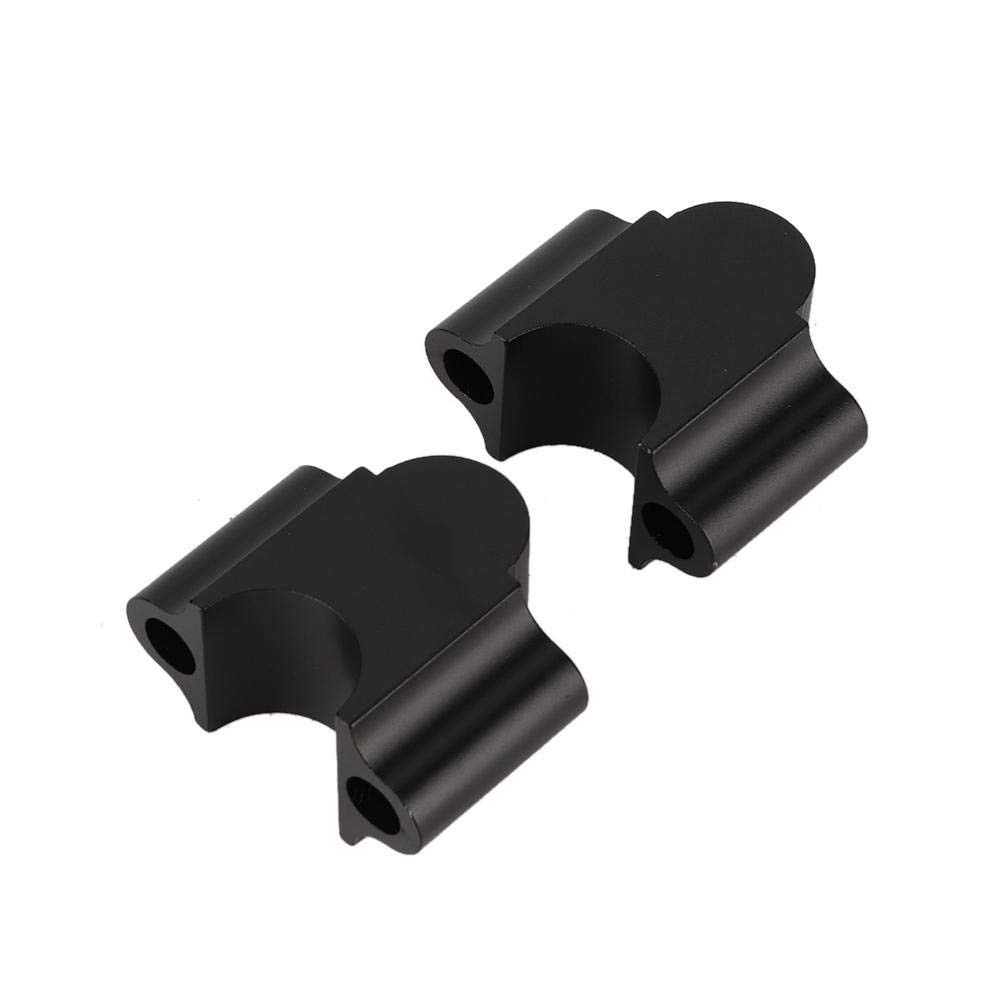 Rialzo manubrio universale, Moto Rialzo manubrio in lega di alluminio, 7/8 '22mm, Flangia di sollevamento della barra del motociclo (nero)
