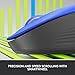 Logitech Signature M550 L Full Size Wireless Mouse - for Large Sized Hands, 2-Year Battery, Silent Clicks, Bluetooth, Multi-Device Compatibility - Blue