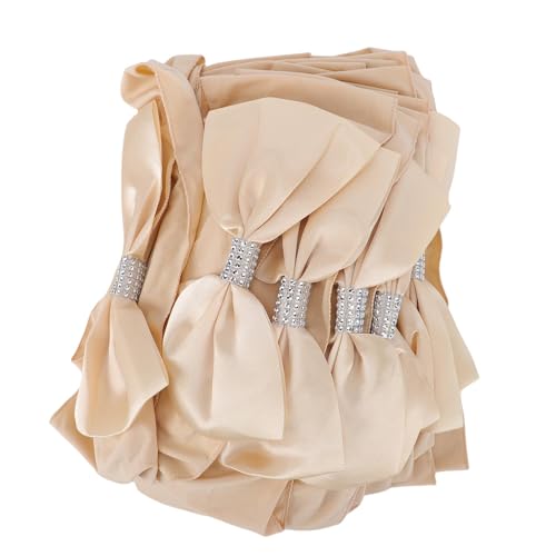 Nœuds de chaise de mariage haut de gamme écharpes en polyester extensibles SEAFRONT