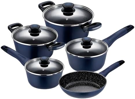 Oxford Conjunto De Panelas Em Alumínio Forjado 5 Peças Everyday A...