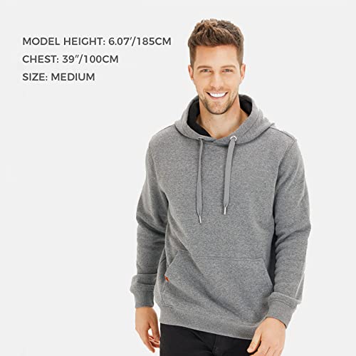 Hennchee Heated Hoodies For Men Women, Heated Sweatshirt Unisex Pullover Hoodies, Heated Jacket Men For Hunting Fishing Work (Gray, Small) #TOP7