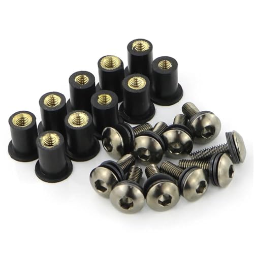 �ɓK������X�Y�L �ɓK������KATANA 600 750 GSX250R GSX750S 1988-2019 �p �o�C�N�p�E�C���h�X�N���[���X�N�����[�L�b�g �t�F�A�����O �{�f�B���[�N �X�N�����[ �{���g �i�b�g�L�b�g �I�[�g�o�C�̃t�F�A�����O �{���g �i