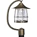 Brown 1-Lt. Post Lantern with Clear Seeded Glass P5463-86 by Progress Lighting