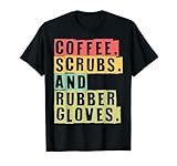 Coffee Scrubs And Rubber Gloves