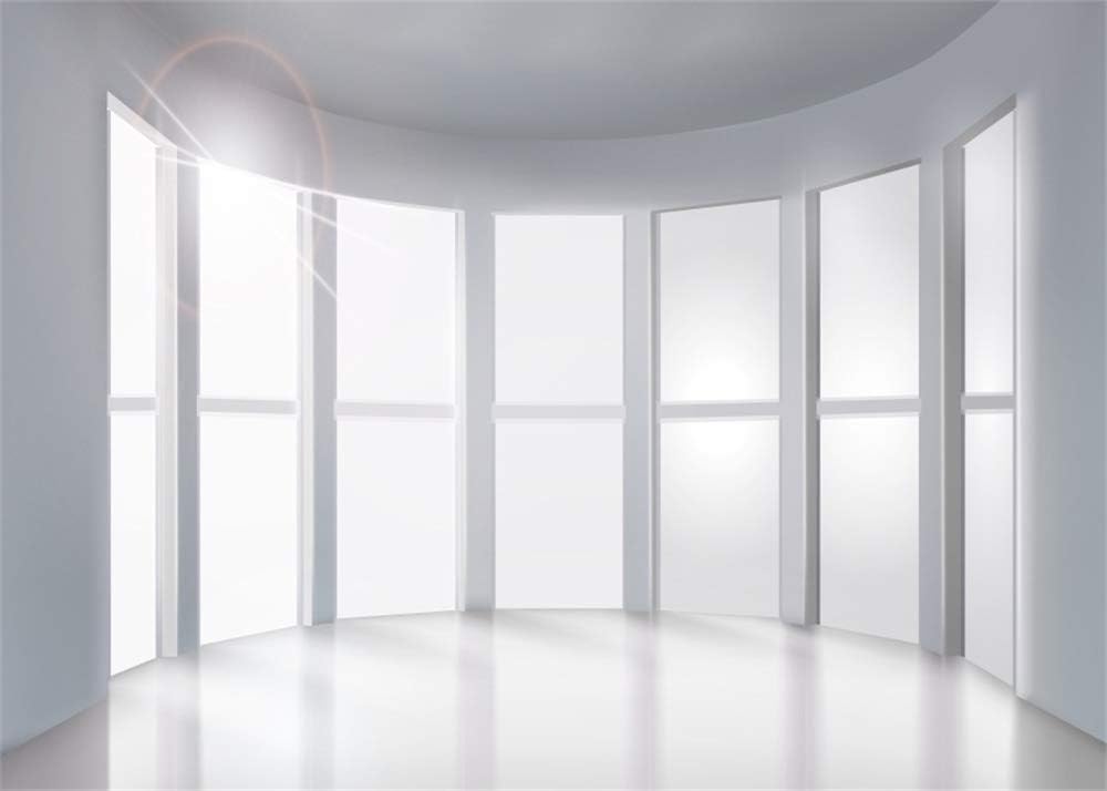AOFOTO 7x5ft Business Office French Casement Sash Window Photography Background Glass Picture Window City View Backdrop Adult Man Artistic Portrait Photoshoot Studio Props Video Drape Wallpaper