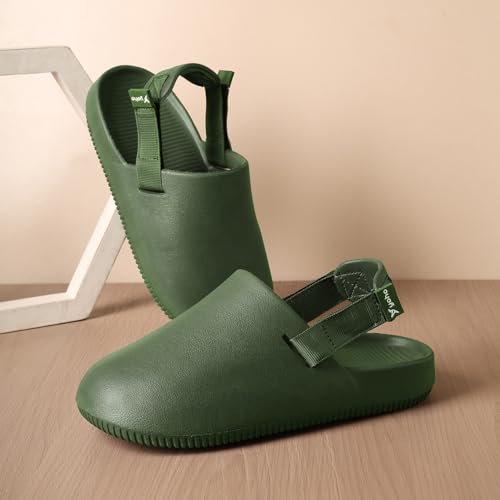 Image of YOHO Glide Clog Sandals for Men | Mule Shape Clogs with Adjustable Straps | Lightweight & Waterproof Cushioned Footwear for Everyday Use