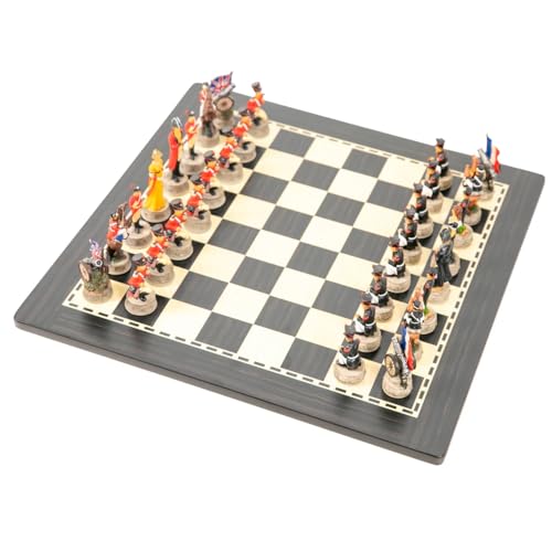 Jeu d'échecs Waterloo en ébène, le cadeau idéal pour collectionneur