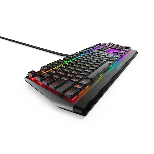 AW510K Tastiera Gaming – RGB a Basso Profilo, Cherry MX Low Profile Red, USB, Qwerty Dark Side of the Moon - Tastiera gaming - Immagine 5