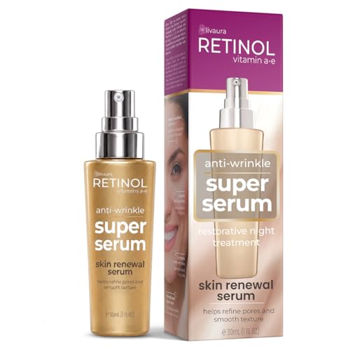 LIVAURA Retinol 6X Super Serum for Women - Anti-Aging Wrinkle Repair Serum