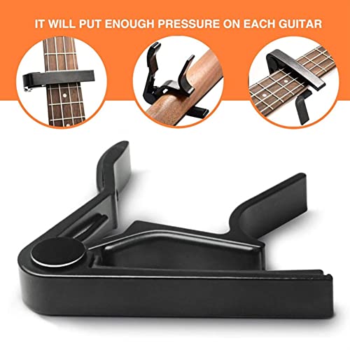 SHANGMAOYO Capodastre Accessoires De Guitare Capo Universel D’aluminium Capo Capo Change Rapide Clé Acoustique Classic… - Les Beatles, Paul McCartney, John Lennon, RIngo Starr, George Harrison SHANGMAOYO Capodastre Accessoires De Guitare Capo Universel D'aluminium Capo Capo Change Rapide Clé Acoustique Classic… – Image 5