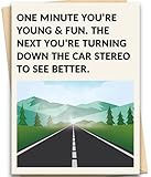 haskerty Funny Birthday Cards for Women Men, Happy Birthday Card for Mom Dad, Brother Birthday Gifts, Birthday Gift for Husband Wife, 30th 40th 50th 60th 70th Birthday Card