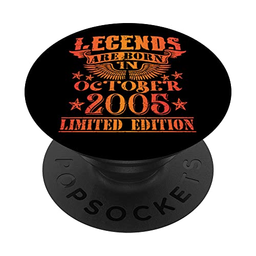 Cumpleaños Octubre 2005 Edición Limitada Regalo Used Vintage PopSockets PopGrip Intercambiable