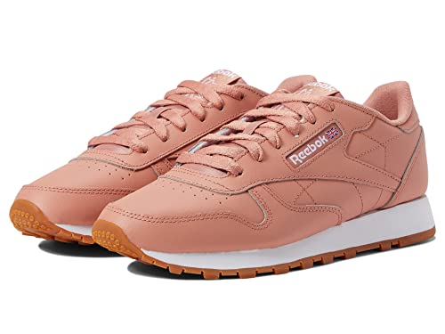Image of Reebok Women's Classic Leather Sneaker, Reefresh Canyon Coral /White, 8