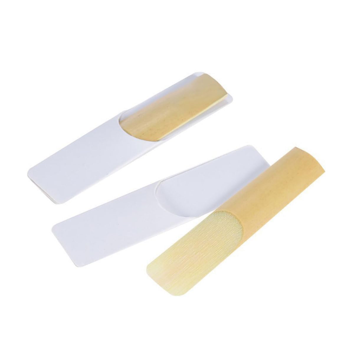 BESTonZON 40piezas Reeds Para Saxofón Soprano Cañas De Naturales Para Instrumentos Musicales Accesorios Para Saxofonistas
