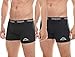 Produktbild Kappa Herren 2pack Boxers Boxershorts, Schwarz (Black 304jb30-950), X-Large (Herstellergröße:XL) (2er Pack)