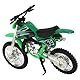 Itonash Legierungsmotorradmodell Spielzeug, Realistisches Dascast -Motorradspielzeug für Kinder Kinder Weihnachten, mit Spielzeugleistung und Lernen (Grün)