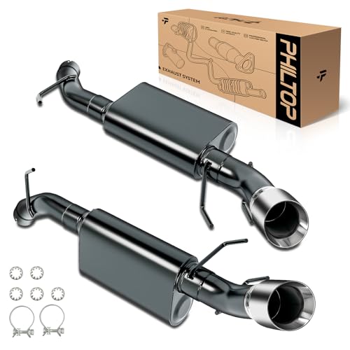 PHILTOP Cat-Back System, Stainless Steel Cat Back Exhaust