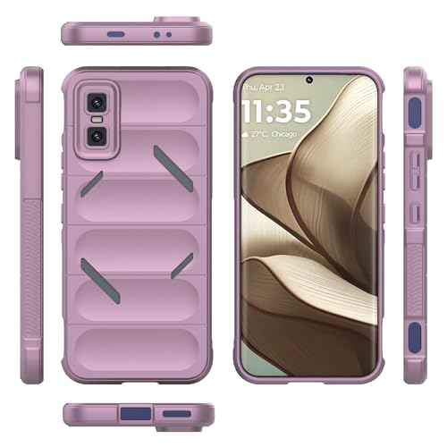 Image of for Infinix GT 30 Pro 5G Phone Case Anti-Drop Soft TPU Rugged Back Cover - Light Purple