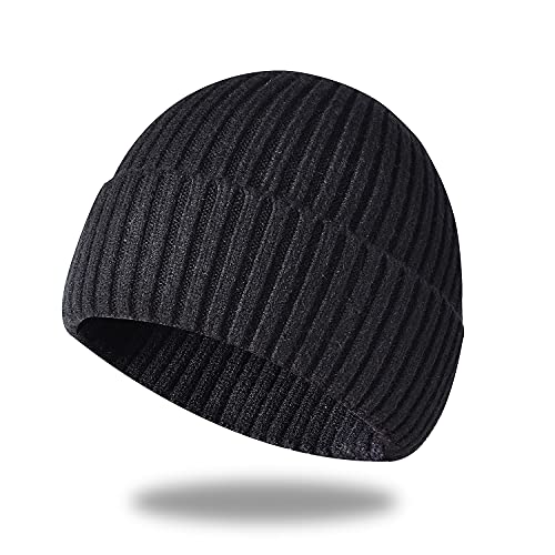 Irzaki Mens Beanie - Winter Hats for Men Women Cuff Fleece Beanie Knit Wool Skull Cap for Outdoor...