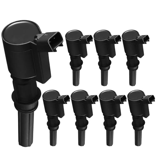 Image of 8 Ignition Coils-Fix Misfires for Ford Expedition /Mustang /E-Series /F-150 /F-250 /F-350 & Lincoln Town Car /Navigator & Mercury Grand Marquis (4.6L /5.4L V8)- Repl. DG508 /DG481 /1L2Z12029AA（8-Pack)