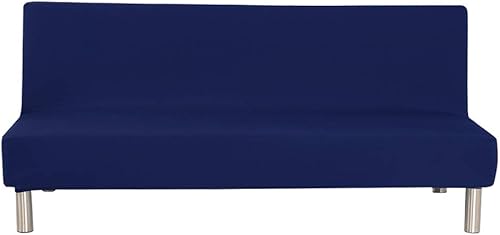 MIFXIN Fundas de sofá sin brazos, elásticas y plegables, de elastano, funda plegable para sofá cama, futón, sin reposabrazos, protector de muebles