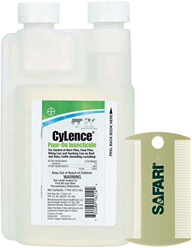 CyLence Pour On Insecticide Goat Dewormer for Itchy Goats, Beef & Dairy Cattle
