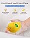 b&h Duck Rechargeable Baby Bath Thermometer - Fast Temperature Reading, Digital Water Thermometer for Bathtub and Room, Safety Infant Floating Bath Toy, Baby Bath Essentials