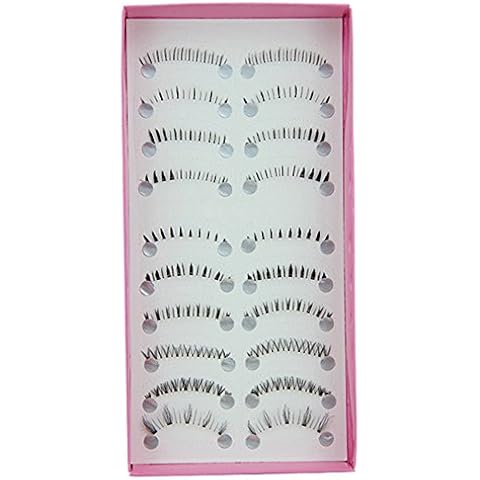 Polytree 10 Pairs Different Style Lower Under Bottom False Eyelashes (Style 8) Cover