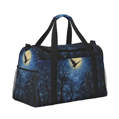 Night Sky print Weekender Overnight Carry On Bag Gym Luggage Bag Duffel Bag for Travel Women3