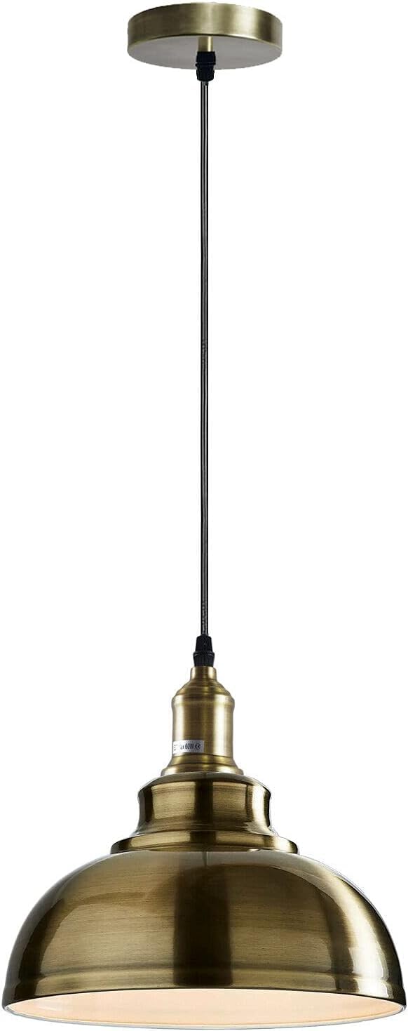 LEDSone Ceiling lampshade Vintage Hanging Light 29cm Shade with 95cm Adjustable