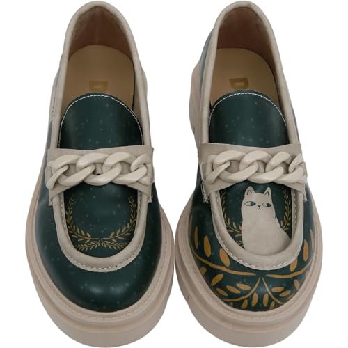 Image of DOGO Penny Loafers for Women - Handmade and Vegan Leather Platform Loafers for Women