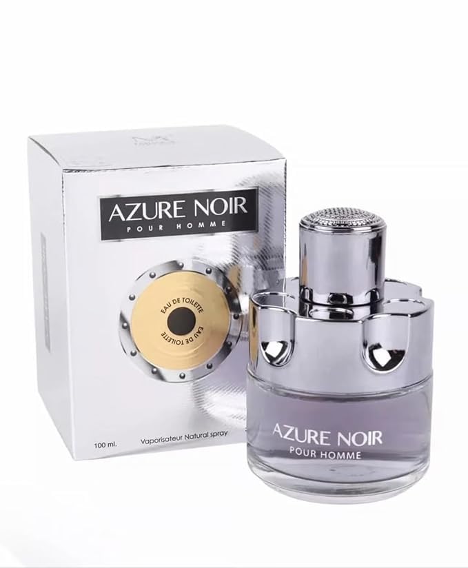 AZURE NOIR POUR HOMME & AZURE NOIR INTENSE Combo Pack Cologne Eau de Toilette Fragrance for Men (3.4oz/100ml x2), Natural Spray, Long Lasting (2 PACK) - Image 5