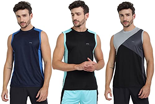 Image of FTX Men's Solid Regular Fit T-Shirt