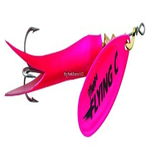 Mepp's Fly ing C 7/8 Oz Pink Fishing Equipment, HP-HP HOT Pink/HOT Pink, 5 • 7/8 Ounce