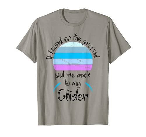 Para aviones de vela, avión de vela. Camiseta