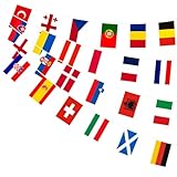 🥳【Premium-Qualität】Diese Flagge besteht aus 100 % Polyester, leuchtende Farben, keine Falten, kein Ausbleichen. Die Flagge ist mit Doppelfaden genäht und fällt nicht leicht ab. Die Flagge ist an beiden Seiten mit Kordeln versehen, um das Aufhängen zu erleichtern.