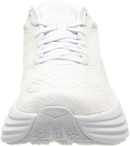 Hoka Women's Bondi 8 Sneaker, White/White, 7.5 | Image 1