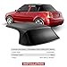 A-Premium Black Convertible Soft Top Compatible with Volkswagen Beetle 1998-2000, Cabrio 1995-2001, Replace# VW95-00BLKCB
