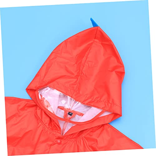 Rain Coat with Hood Poncho Rain Jacket Suit Child Protective Suit Coat for3