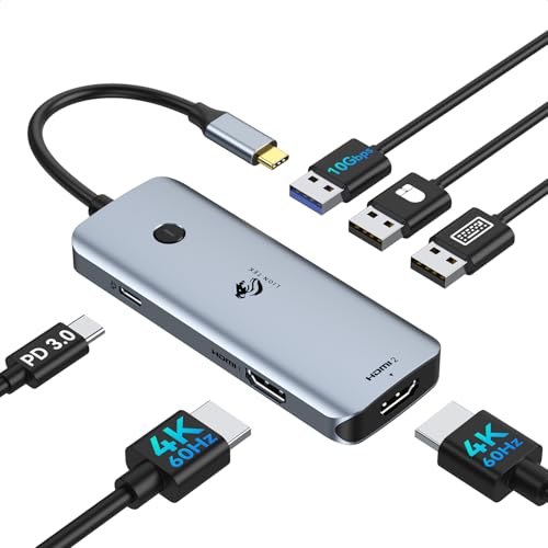 Dock USB C double HDMI 4K anti-surchauffe pour connecter vos moniteurs sans latence