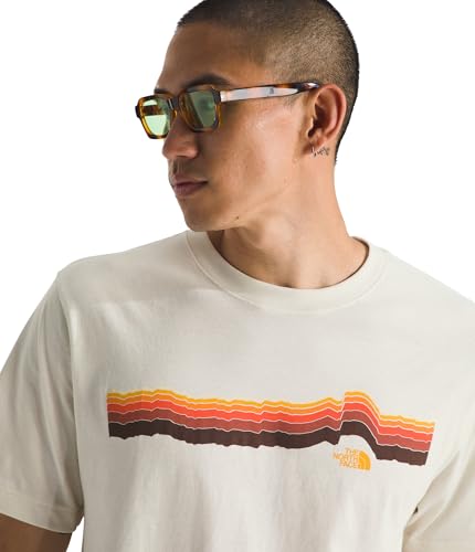 THE NORTH FACE Men's Evolution Tequila Sunrise Short-sleeve Tee | Cotton Shirt With a Graphic Design2
