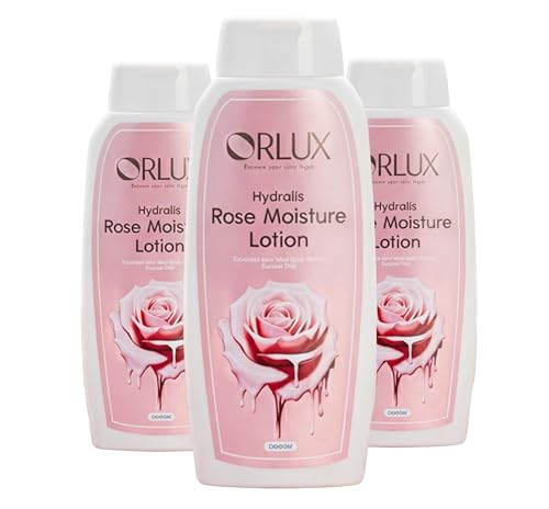 Image of Hydralis Rose Moisture Lotion | Lightweight Body Lotion with Rose Extracts | Pack of 5 (200 g Each)