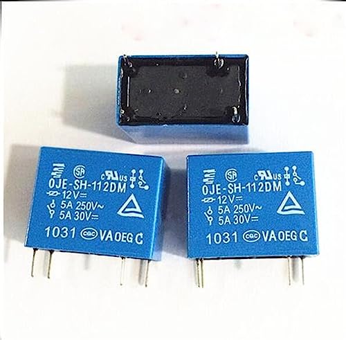 Relais 12VDC OJE-SH-112DM 5A 250VAC commutateur 4 broches
