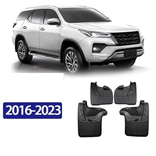 Garde-Boue Toyota Fortuner 2016-2023 - Bavettes Accessoires Voiture Avant Arrière