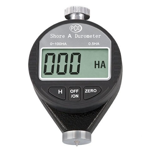 PCE Instruments Durometer PCE-DD-A to measure Shore A hardness in soft gums, rubber and elastomers