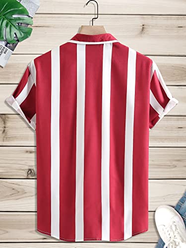 Image of Lymio Men's Polyester Slim Fit Stylish Printed Casual Shirt (Patta)
